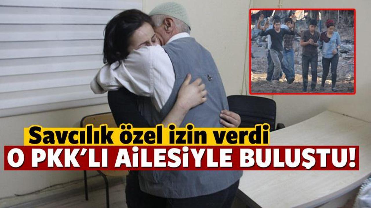 O PKK'lı kadın terörist ailesi ile buluştu!