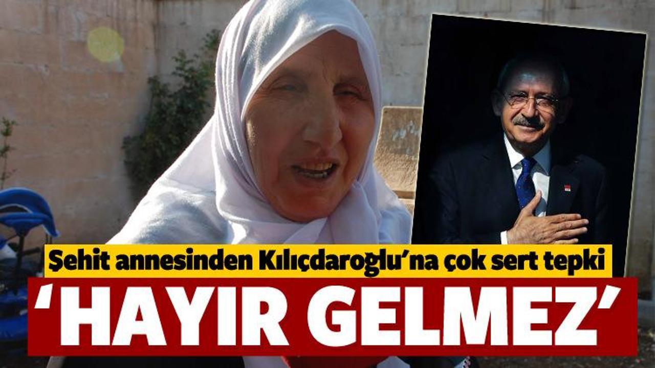 Şehit annesinden Kılıçdaroğlu'na çok sert tepki!