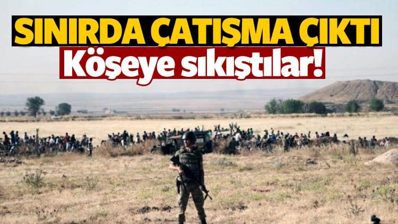 Türkiye sınırı yakınında şiddetli çatışmalar