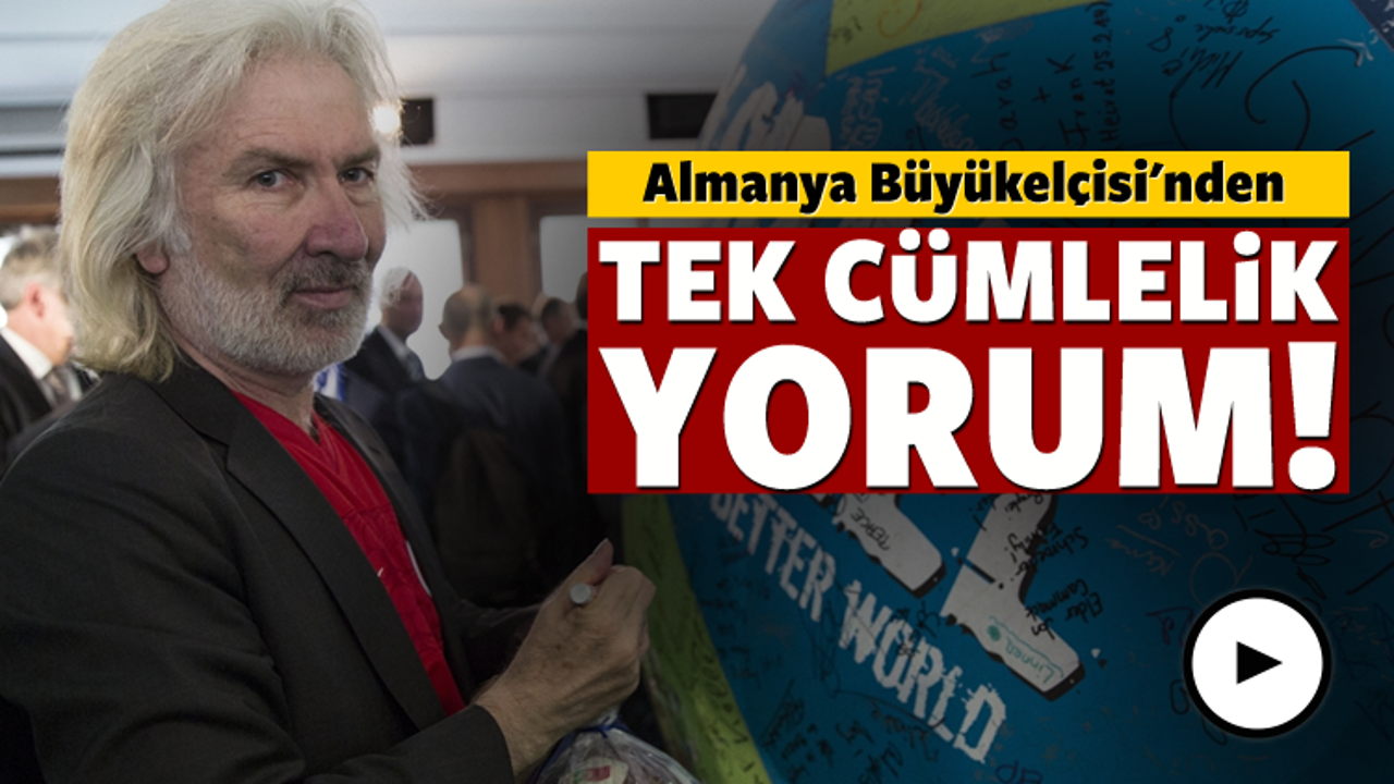 Almanya B&uuml;y&uuml;kel&ccedil;isi'nden tek c&uuml;mlelik yorum