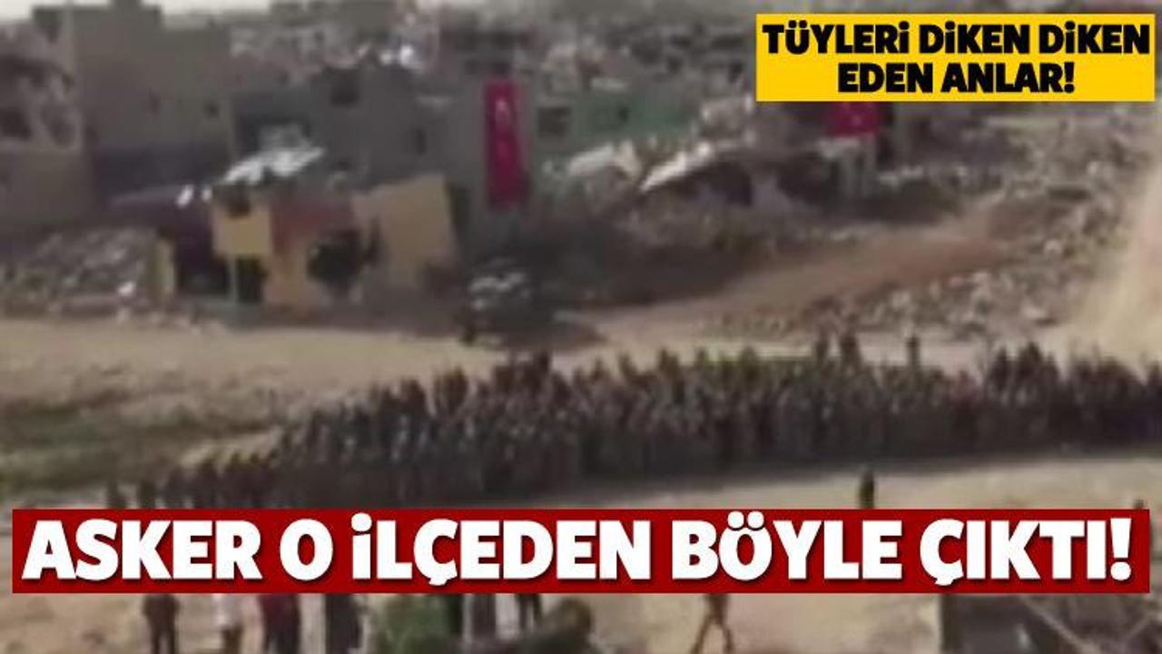 Asker o il&ccedil;eden b&ouml;yle &ccedil;ıktı!