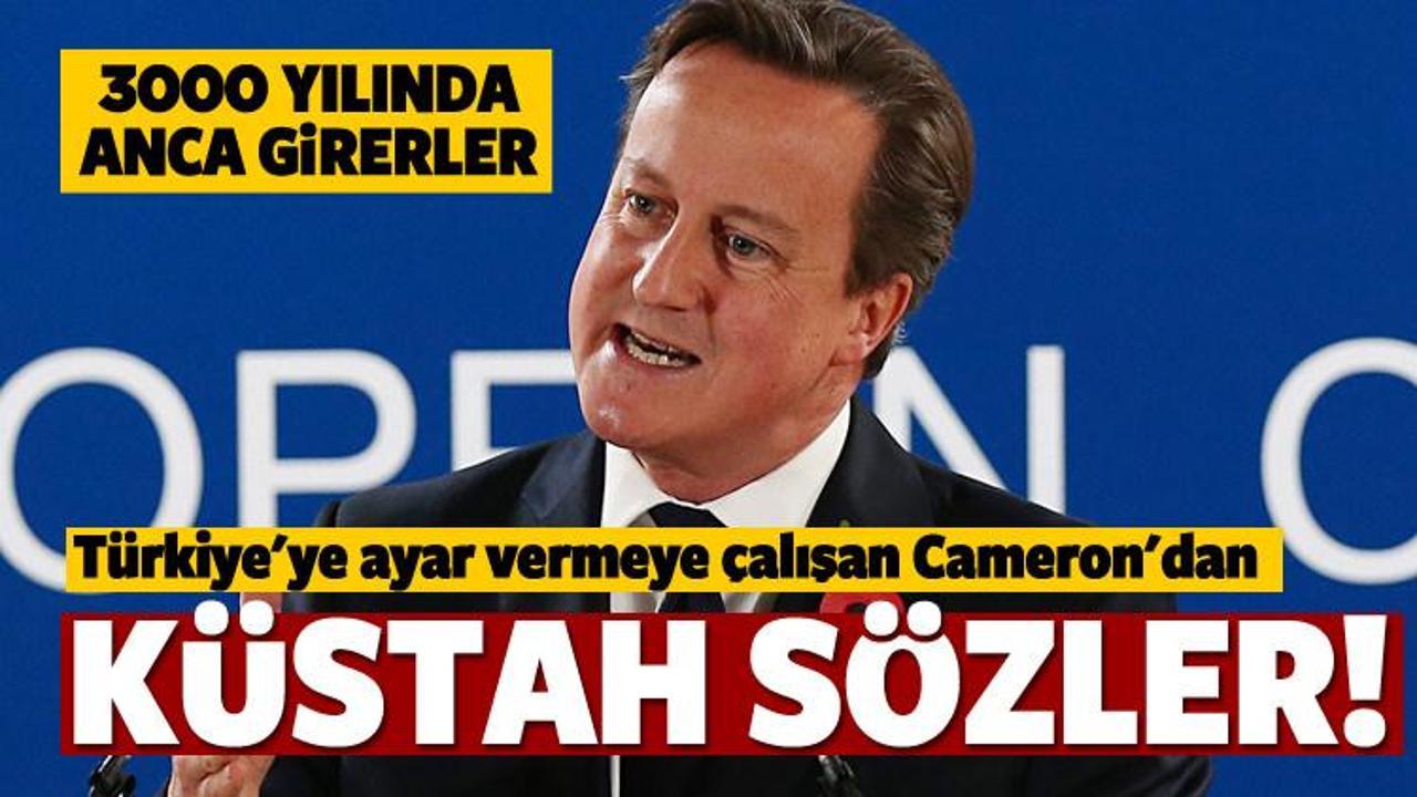 Cameron'dan Türkiye'ye ayar verme çabaları