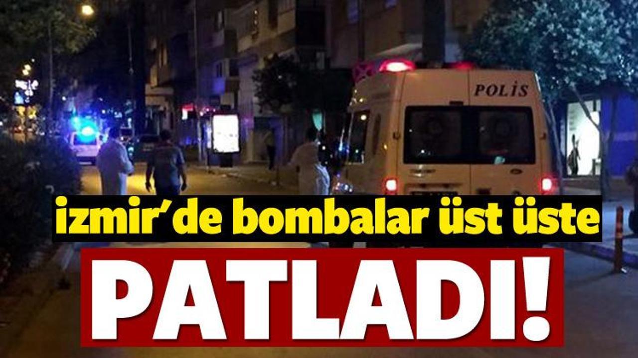 İzmir'de bombalar üst üste patladı!