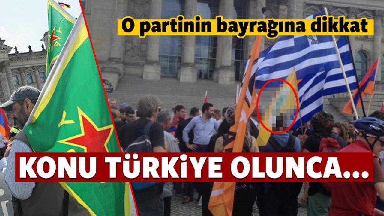 T&uuml;rkiye d&uuml;şmanları Almanya'da bayram ediyor