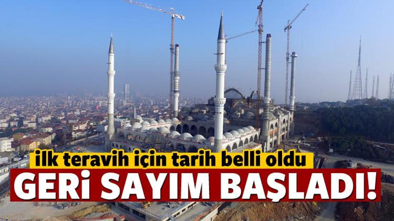 Çamlıca Camii'nde ilk teravih tarihi belli oldu!