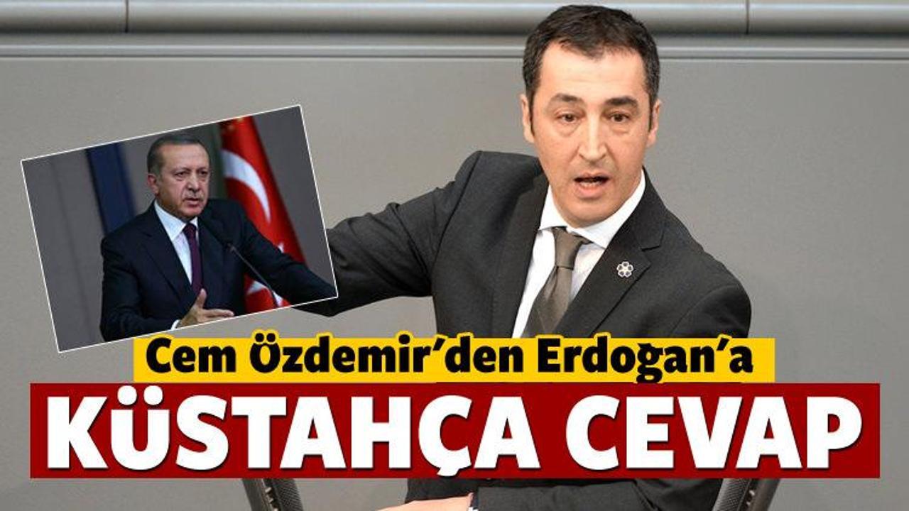 Cem Özdemir'den Erdoğan'a küstahça cevap