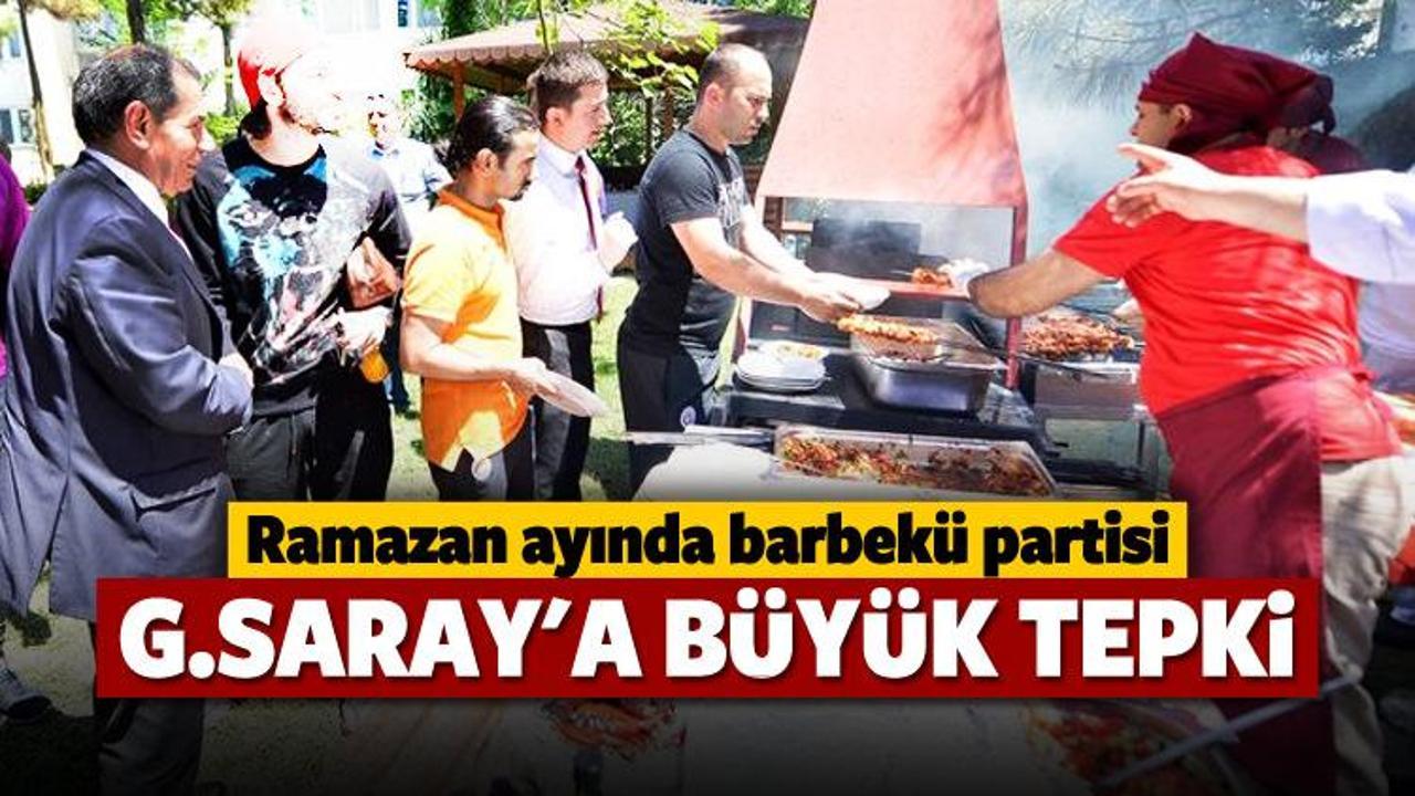 G.Saray'dan Ramazan ayında mangal partisi