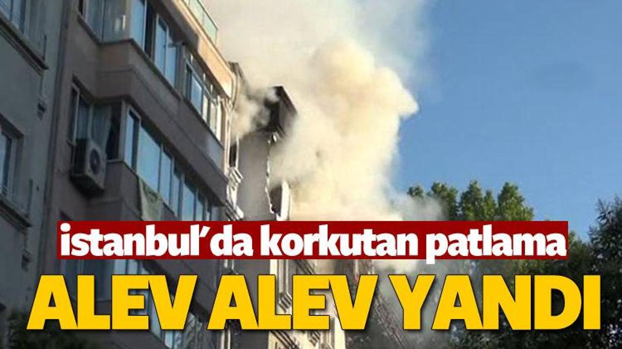 İstanbul-Cihangir'de bir apartmanda patlama