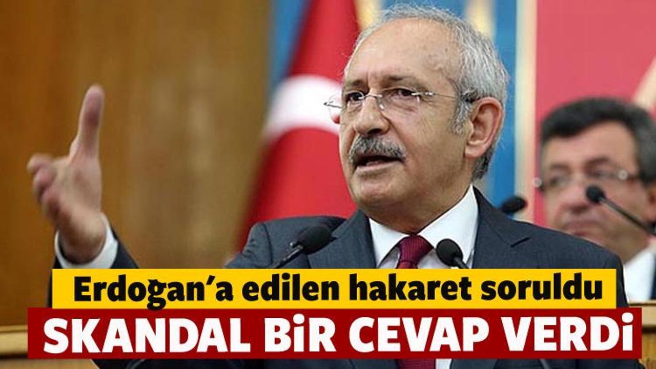 Kılıçdaroğlu: Erdoğan'a hakaretin sebebi hükümet 