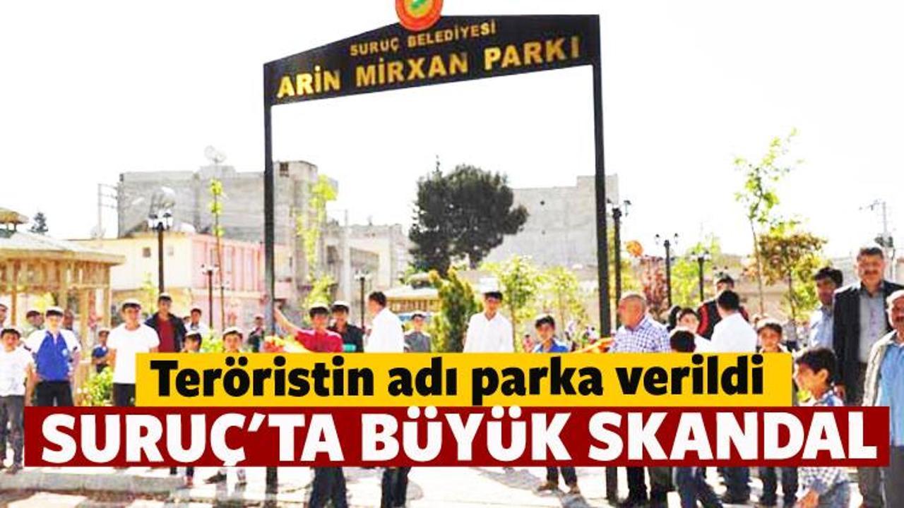 Suruçtaki parka teröristin adı verildi