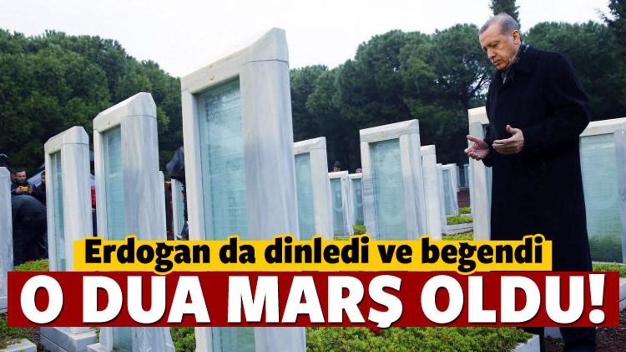 Erdoğan'ın okuduğu o dua marş oldu