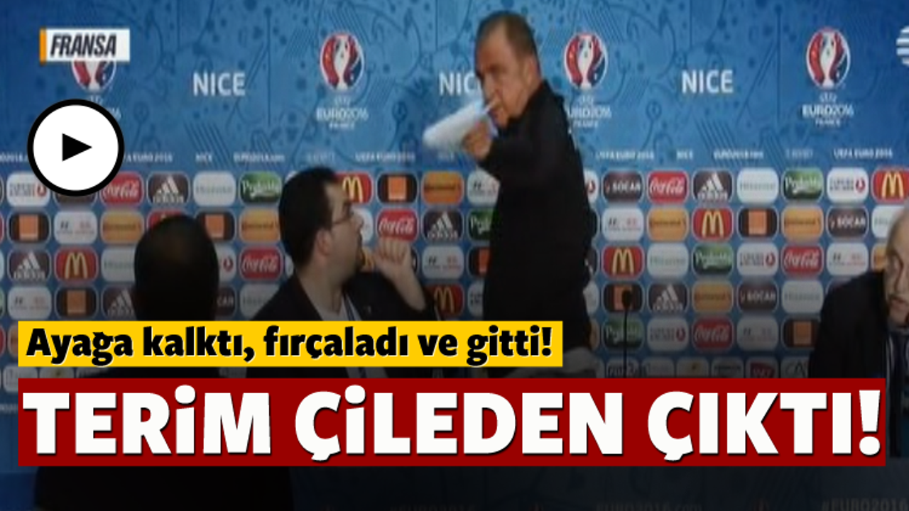 Fatih Terim &ccedil;ileden &ccedil;ıktı!