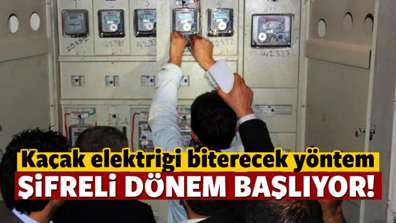 Kaçak elektriği bitirecek yöntem: Şifreli elektrik