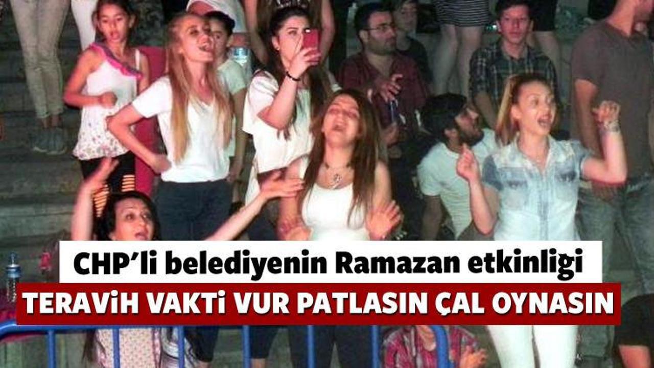 CHP'li Avcılar belediyesinin Ramazan etkinliği