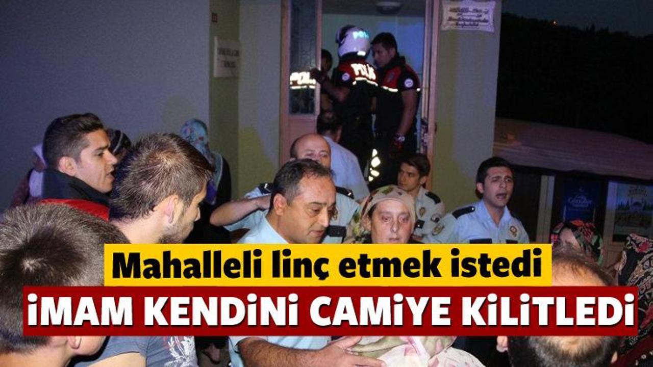 Zonguldak'ta mahalleli imamı kovaladı
