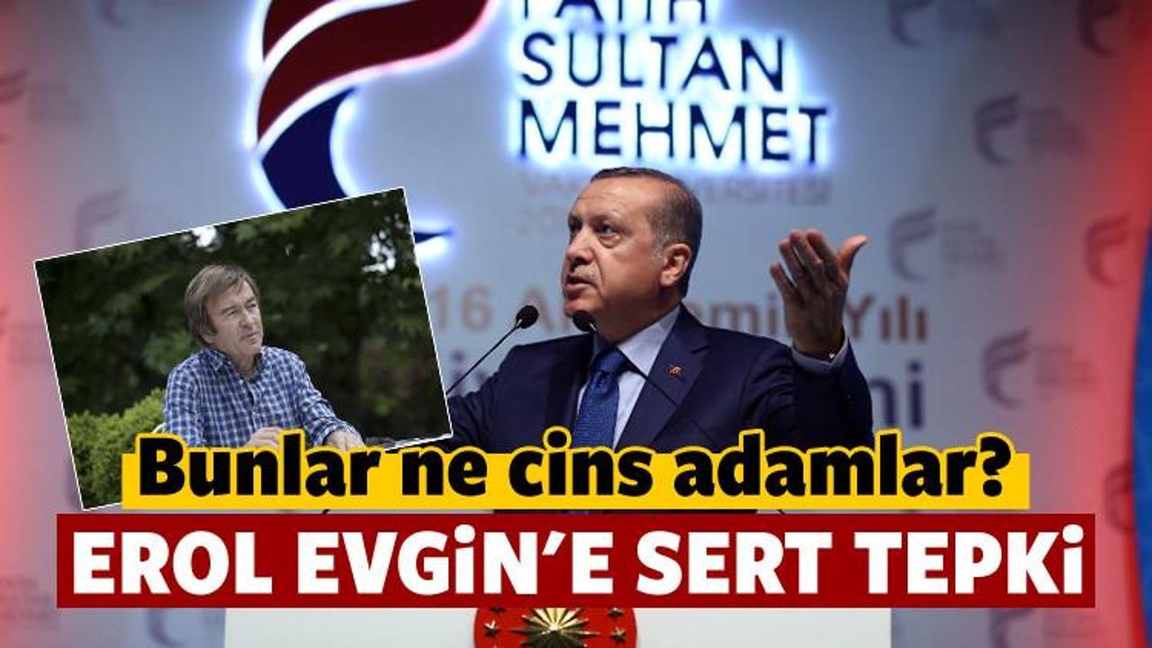 Erdoğan'dan Erol Evgin'in o s&ouml;zlerine sert tepki