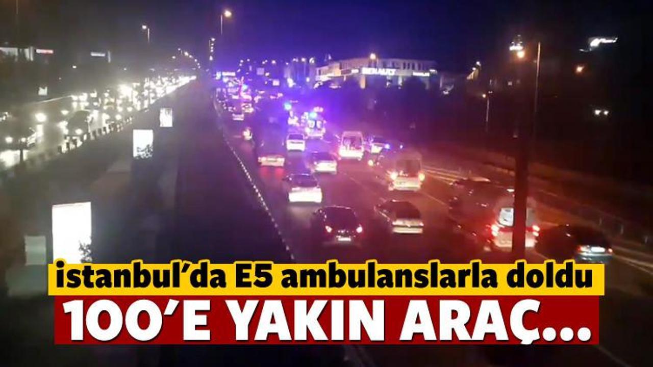 İstanbul'a yaklaşık 100 ambulans aynı anda girdi
