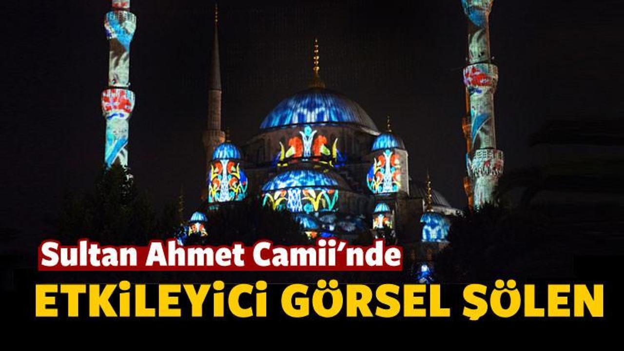 Sultan Ahmet Camii'nde video mapping