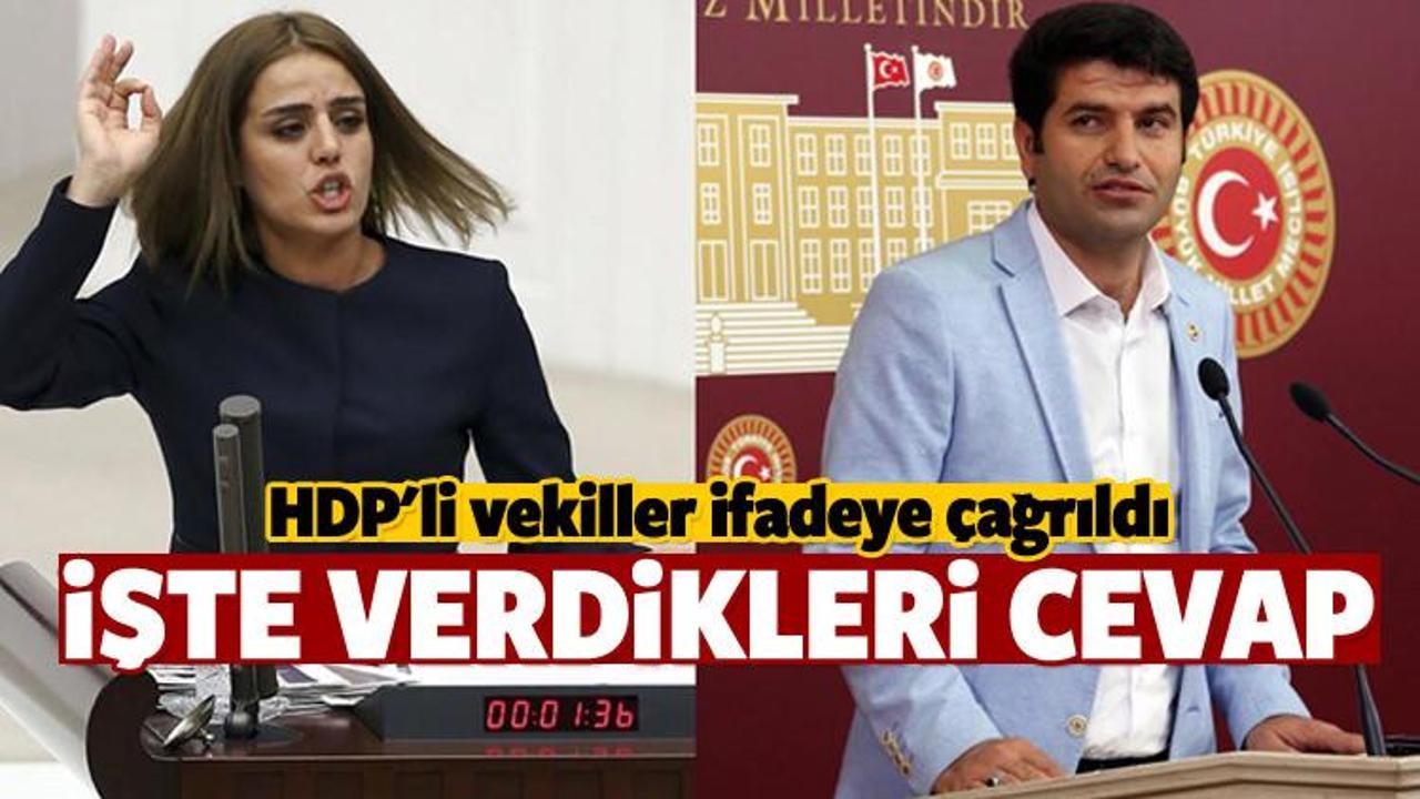 HDP'li vekiller ifade vermeye gitmedi