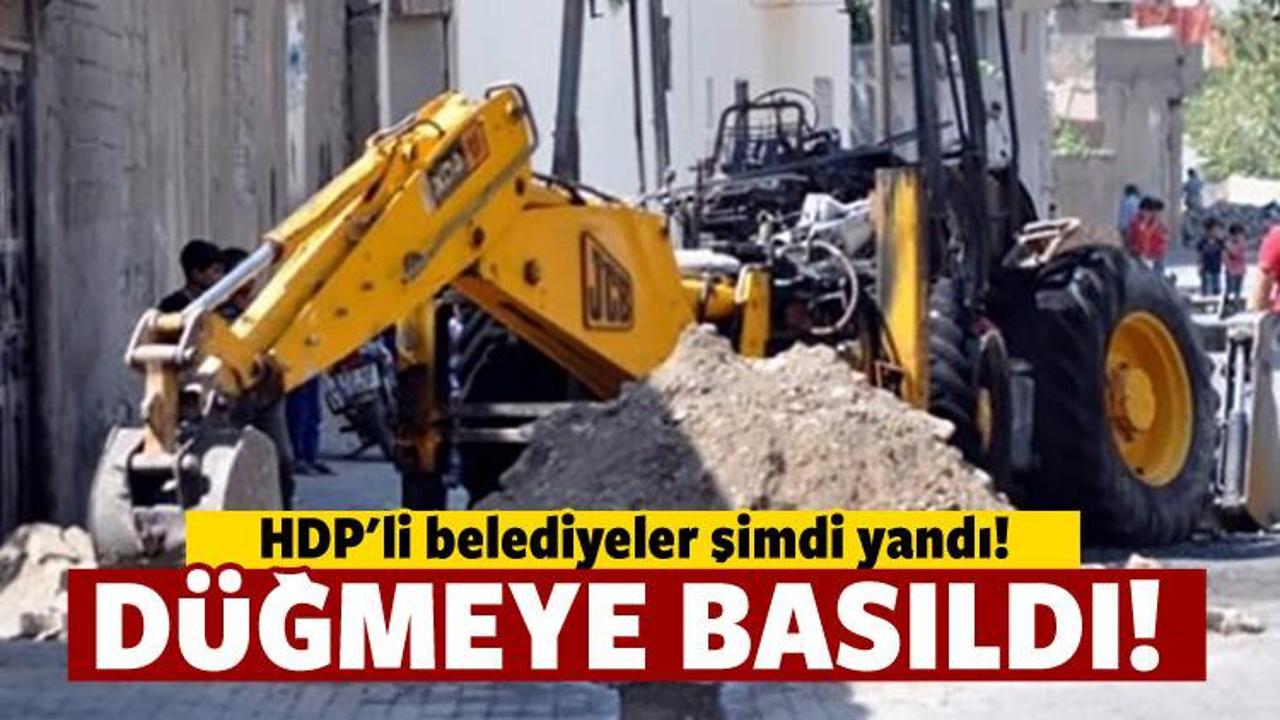 HDP'li belediyeler şimdi yandı!