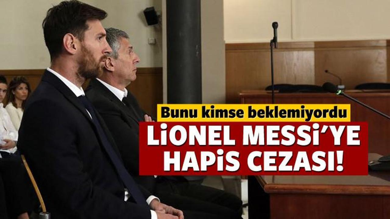 Lionel Messi'ye 21 ay hapis cezası!