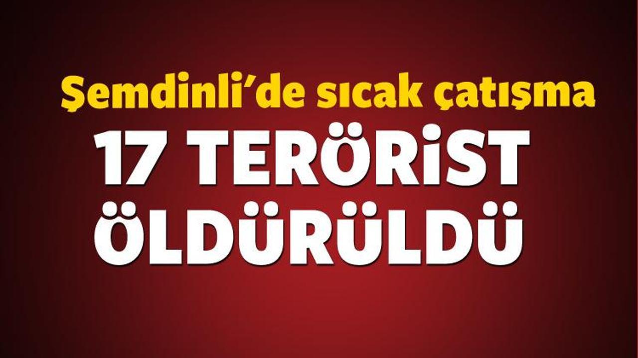 Şemdinli'deki çatışmada 17 terörist öldürüldü