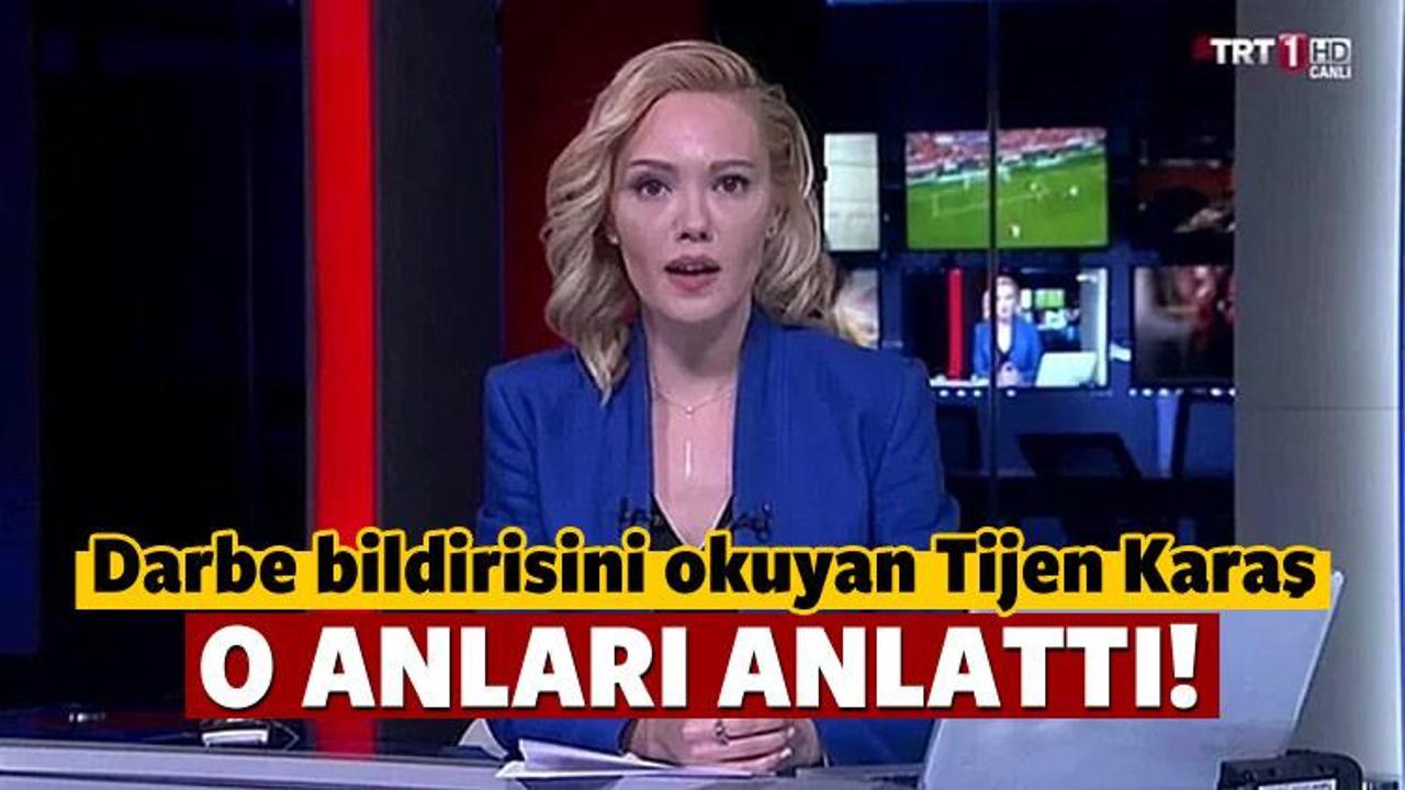 Bildiriyi okuyan TRT spikeri o anları anlattı!