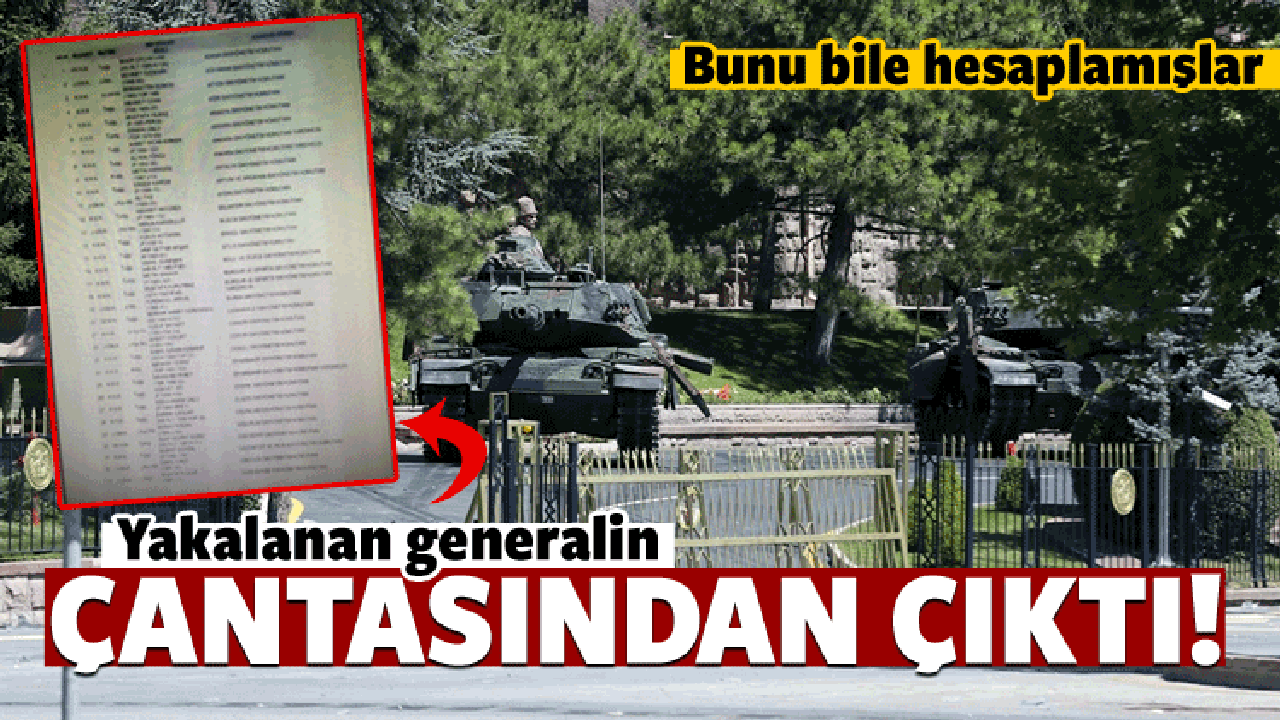 Darbecilerin g&ouml;rev listesi bulundu