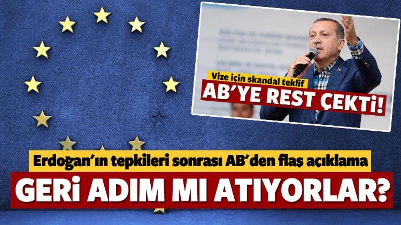 Erdoğan'ın tepkileri sonrası AB'den flaş açıklama