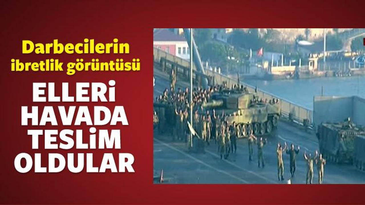 K&ouml;pr&uuml;deki FET&Ouml;&rsquo;c&uuml; askerler teslim oldu