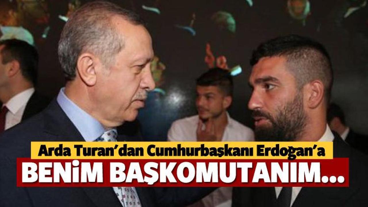 Arda Turan'dan Erdoğan'a destek açıklaması