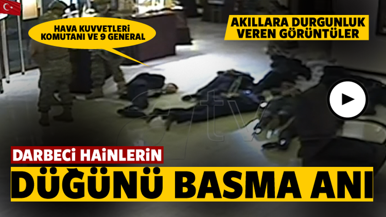 Hain darbeciler 10 generali b&ouml;yle rehin aldı