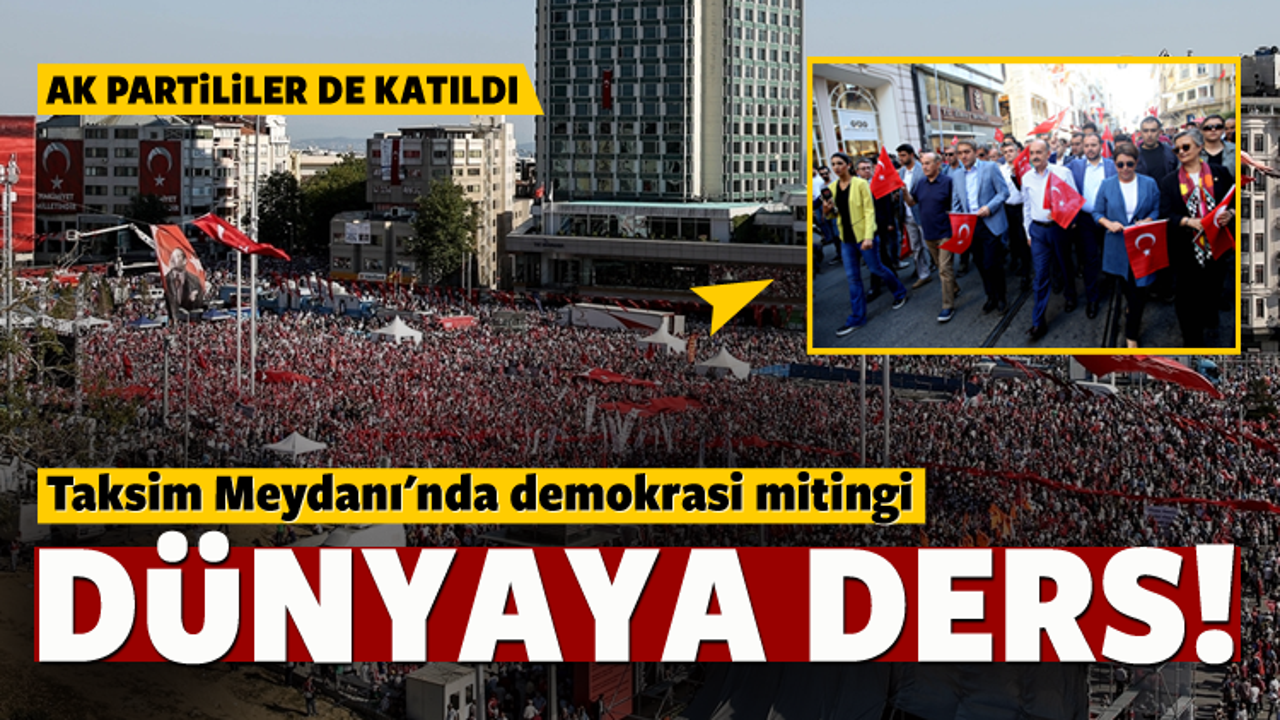 Taksim Meydanı'ndan tarihi görüntüler