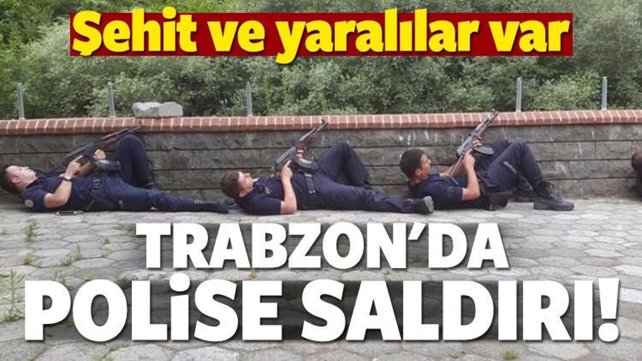 Trabzon'da polise saldırı!