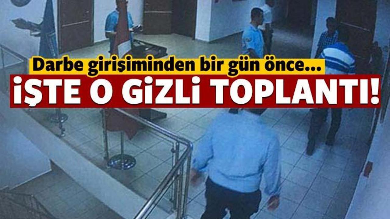 Darbe girişiminden bir gün önce...