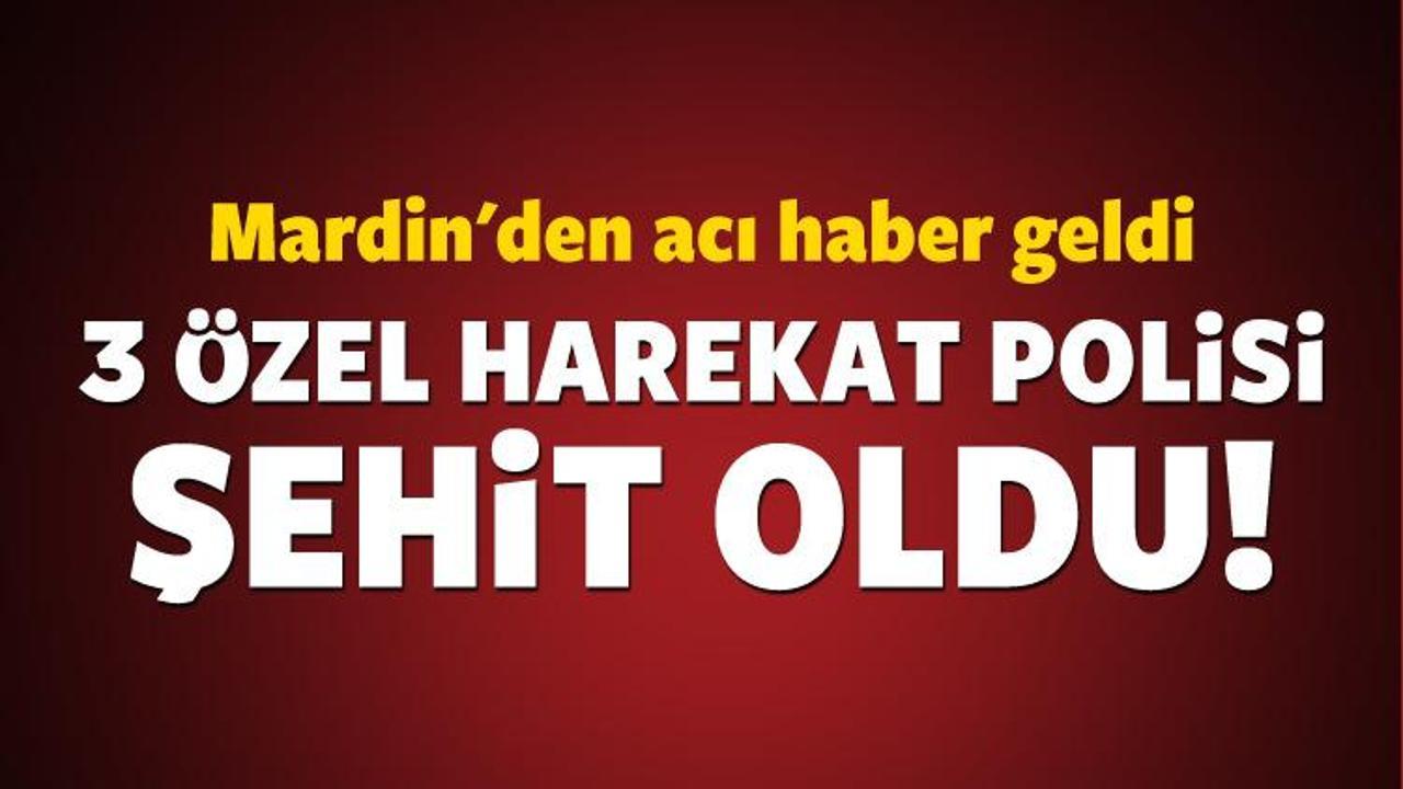 Kızıltepe'de polise hain tuzak: 3 şehit!