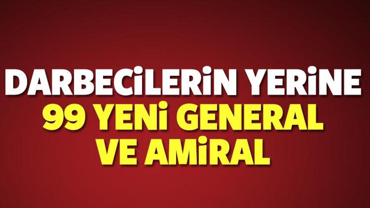 TSK'ya 99 yeni general ve amiral geldi