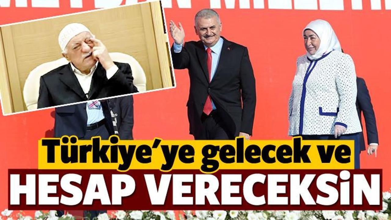 Başbakan Yıldırım: FET&Ouml; T&uuml;rkiye'ye hesap verecek