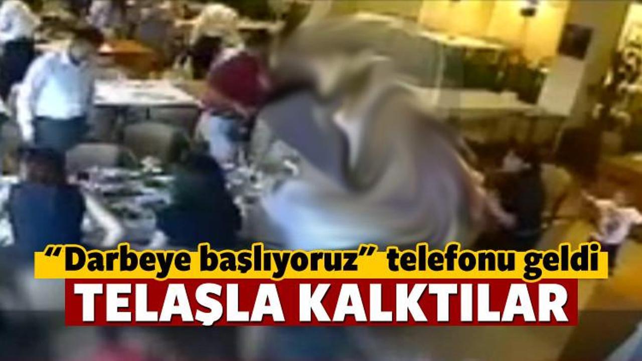 'Darbeye başlıyoruz' telefonu b&ouml;yle gelmiş