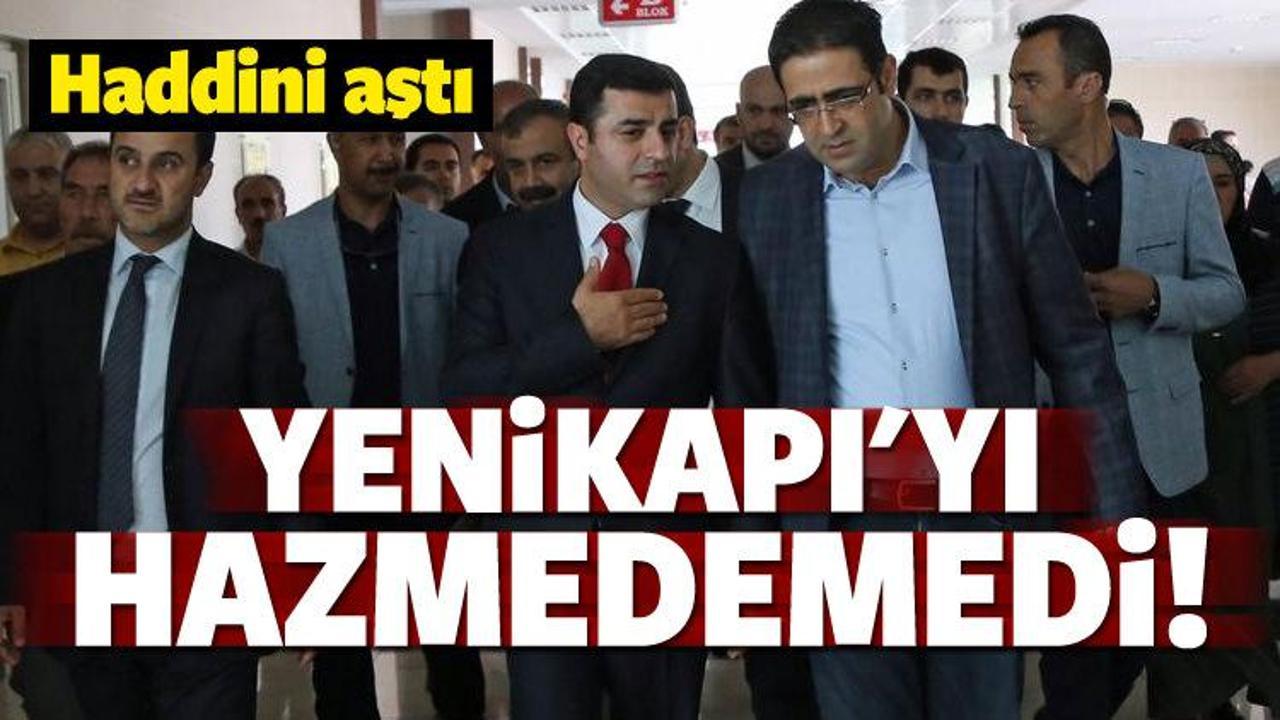 HDP'li Baluken haddini aştı!