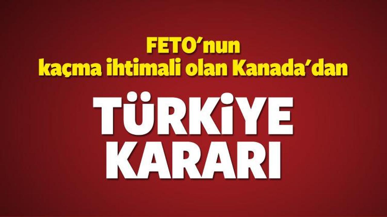 Kanada'dan Türkiye kararı