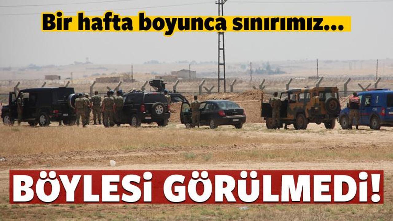 Sınırda bir hafta kontrol kaybolmuş!
