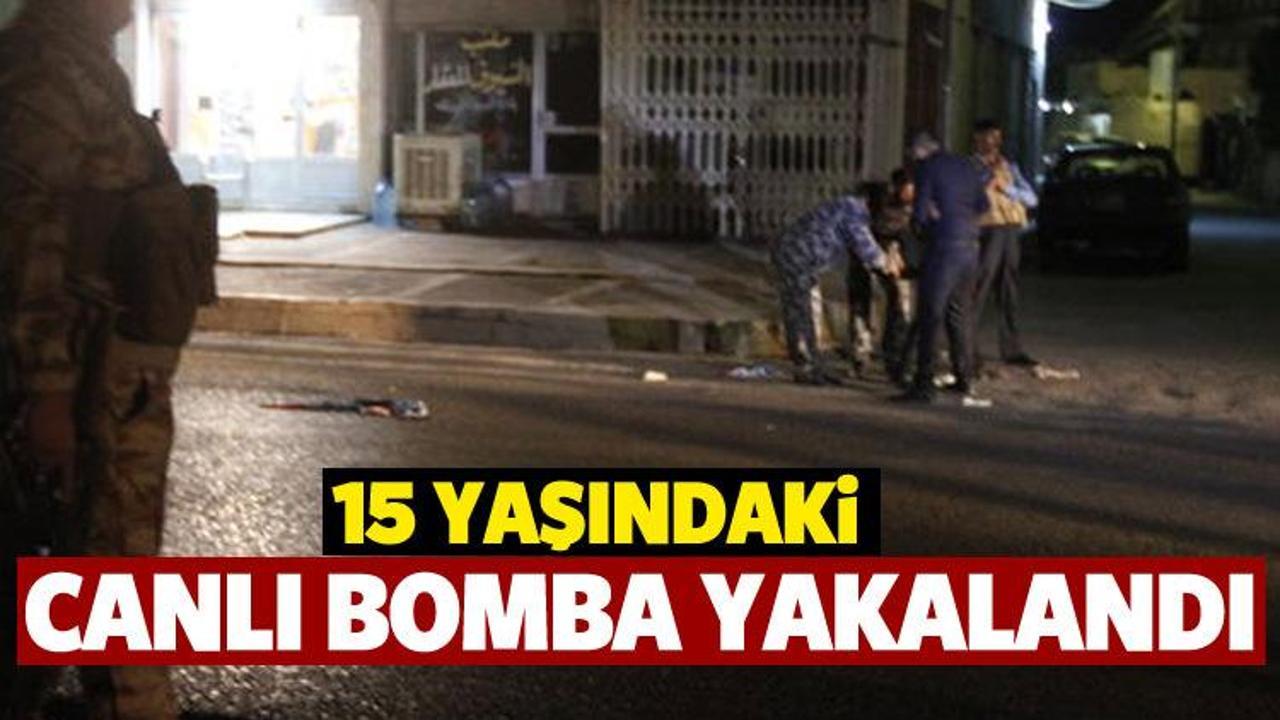 15 yaşındaki canlı bomba yakalandı