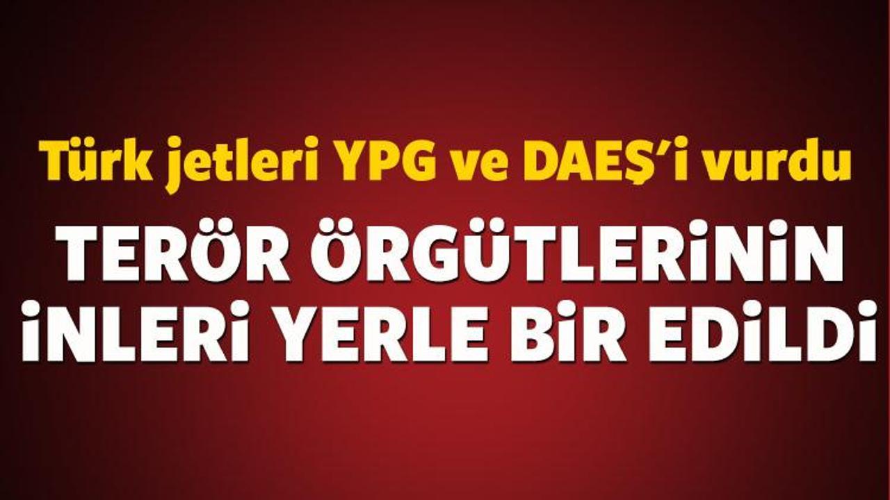2 Türk jeti 6 IŞİD, 1 YPG hedefini vurdu