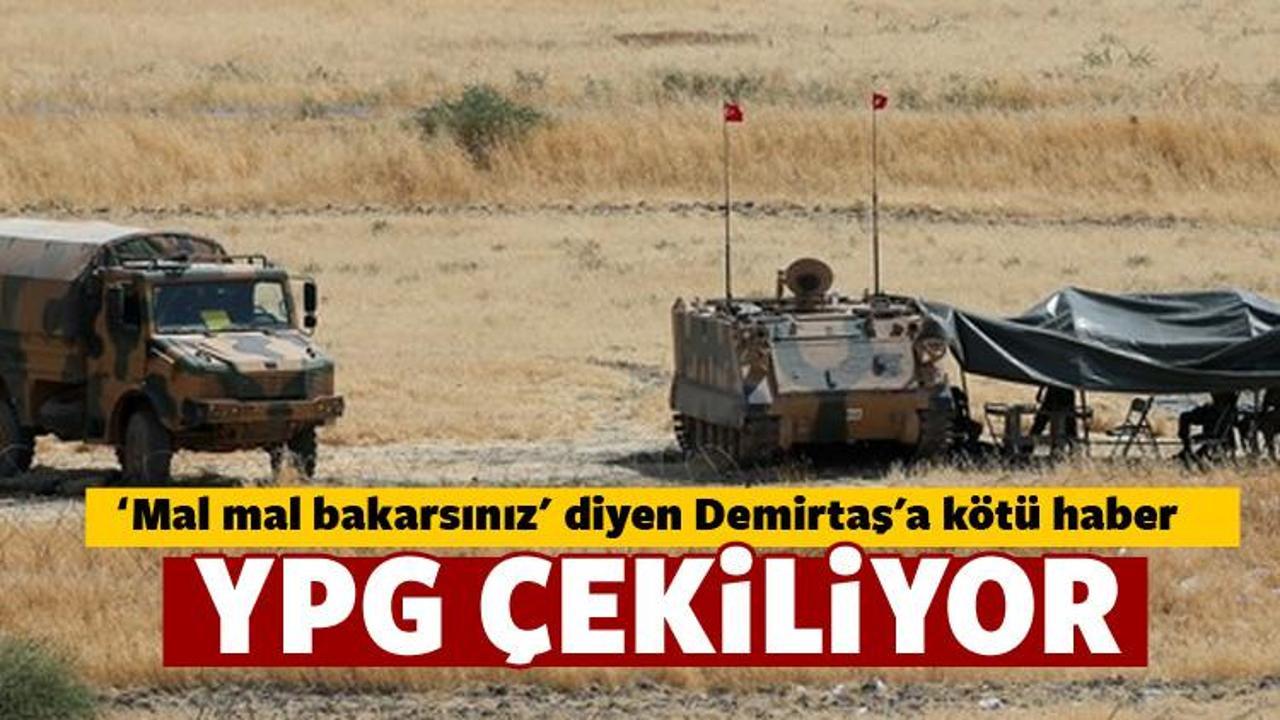 Terör örgütü YPG Fırat'ın batısından çekiliyor
