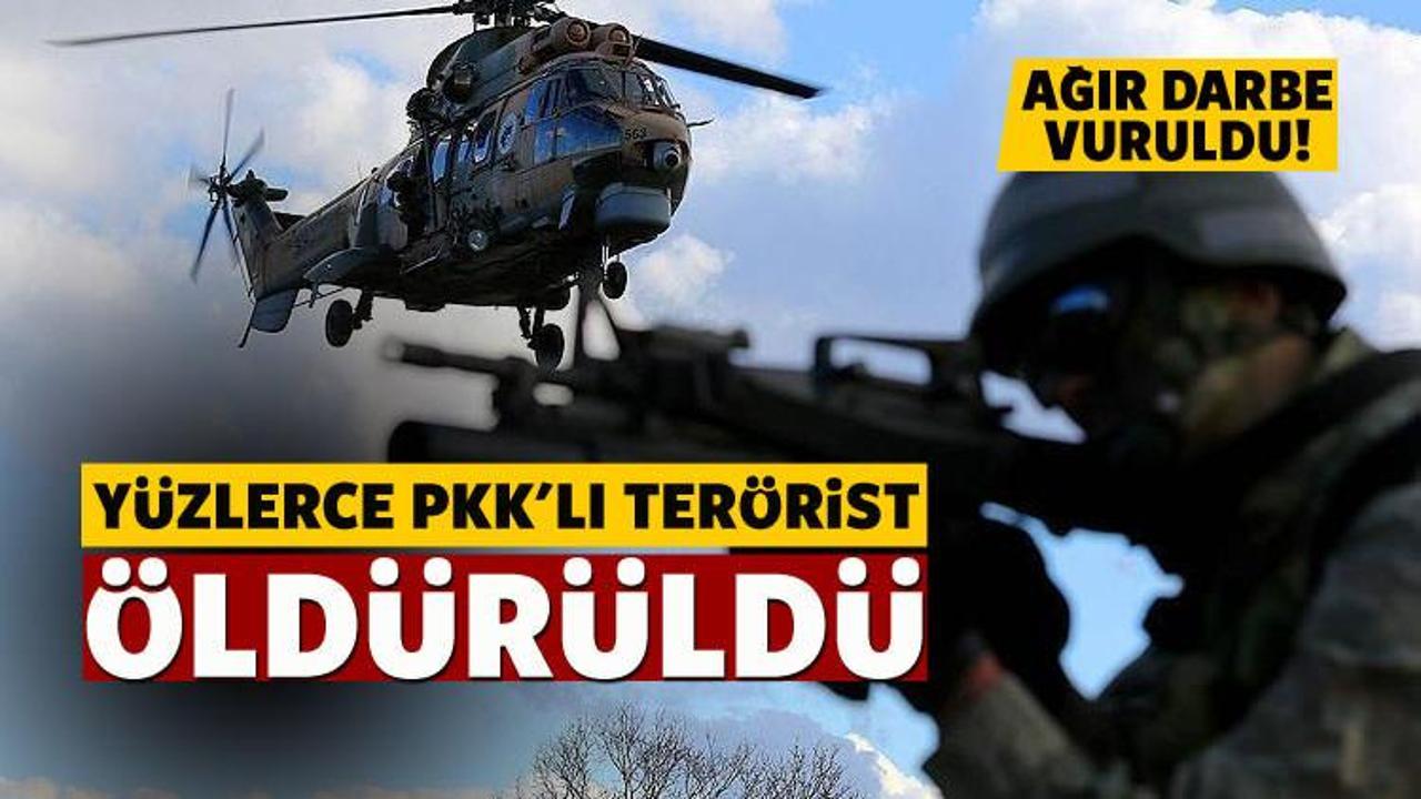 147 PKK'lı terörist öldürüldü