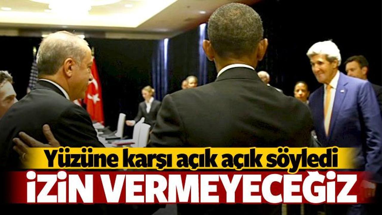 Erdoğan: Terör koridoruna izin vermeyeceğiz