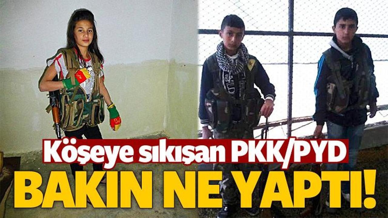 PKK-PYD çocukları bile silahlandırıyor
