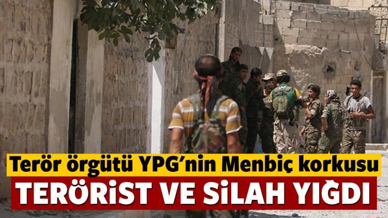 Terör örgütü YPG Menbiç'e silah takviyesi yapıyor