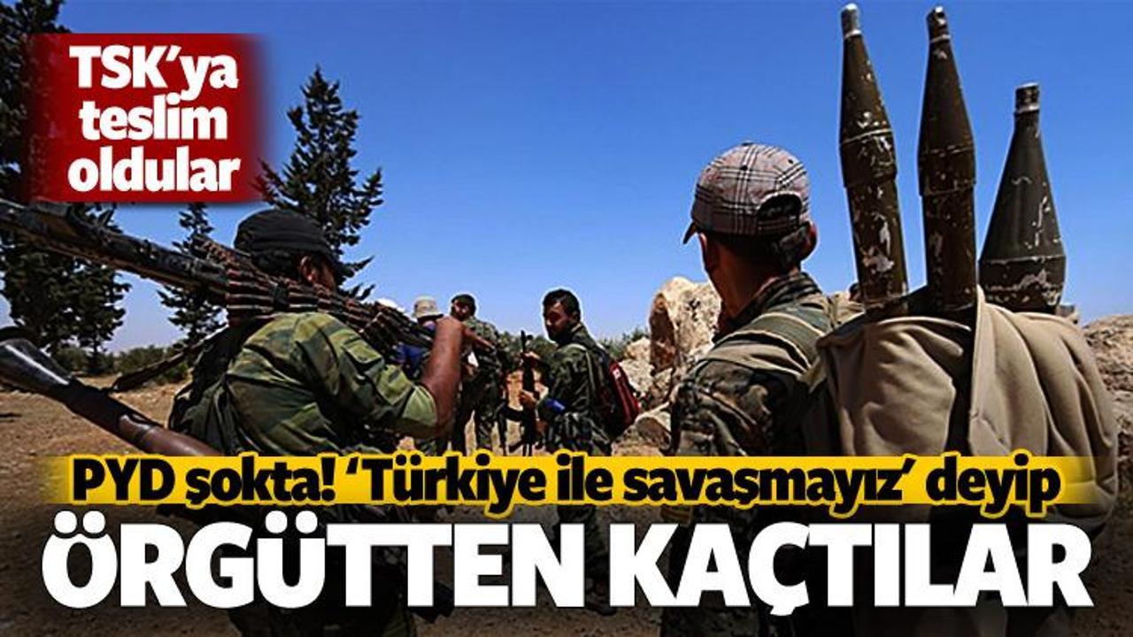 'Türkiye ile savaşmayız' deyip PYD'den ayrıldılar